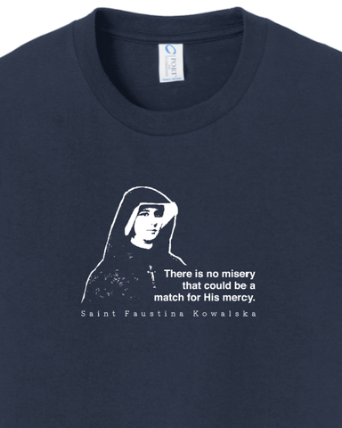 Mercy Message - St. Faustina Kowalska - Youth T-Shirt