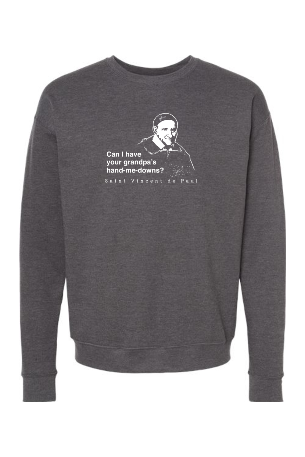 Grandpa's Hand-me-downs - St Vincent de Paul Crewneck Sweatshirt