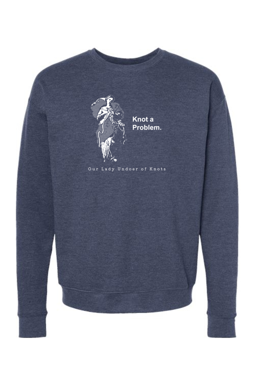 Knot a Problem - Our Lady Undoer of Knots Crewneck Sweatshirt