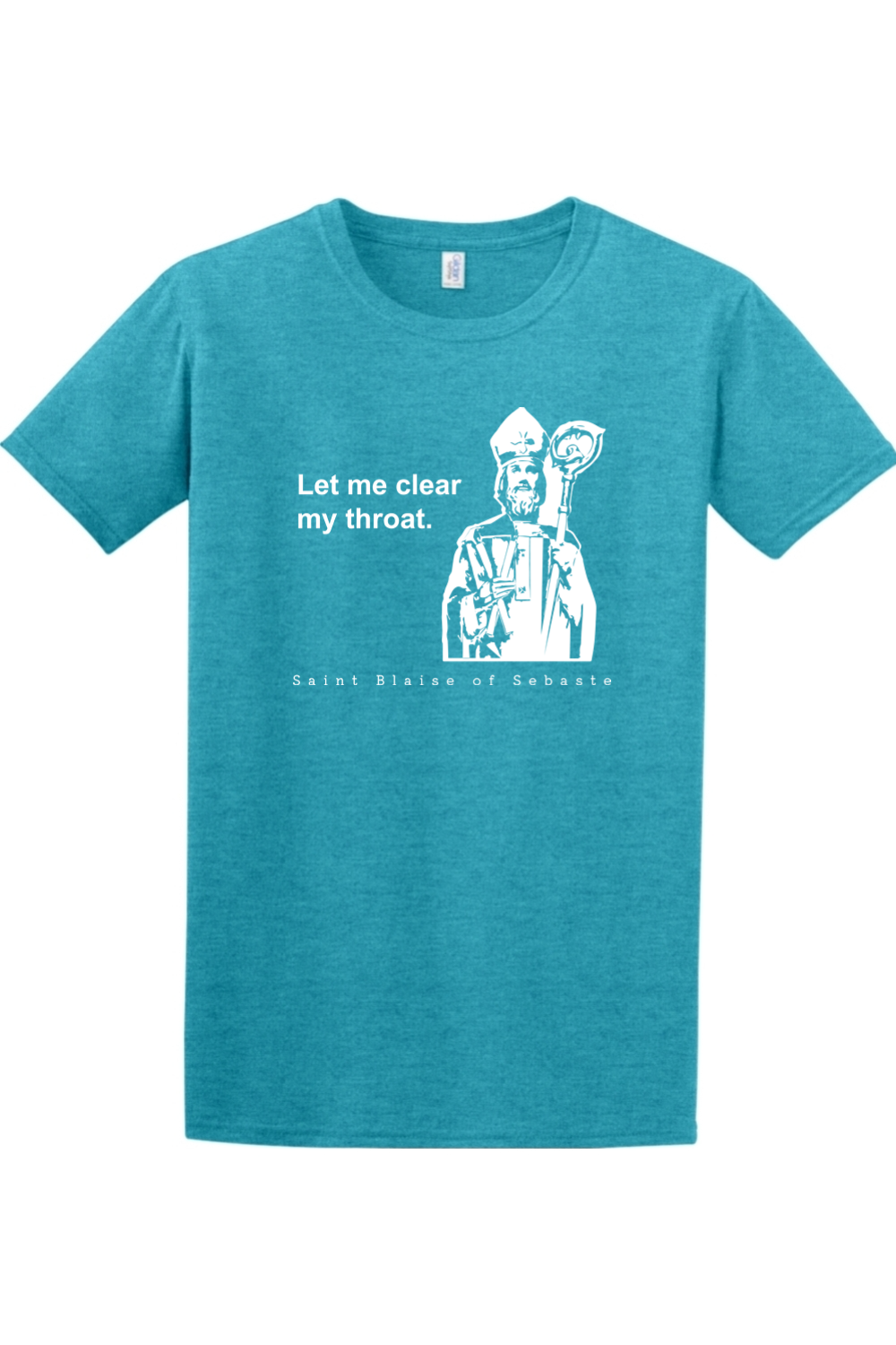 Let Me Clear My Throat - St Blaise of Sebaste Adult T-Shirt