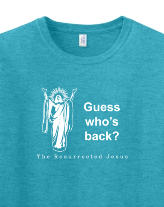 Guess Who's Back - Resurrection Jesus Adult T-Shirt