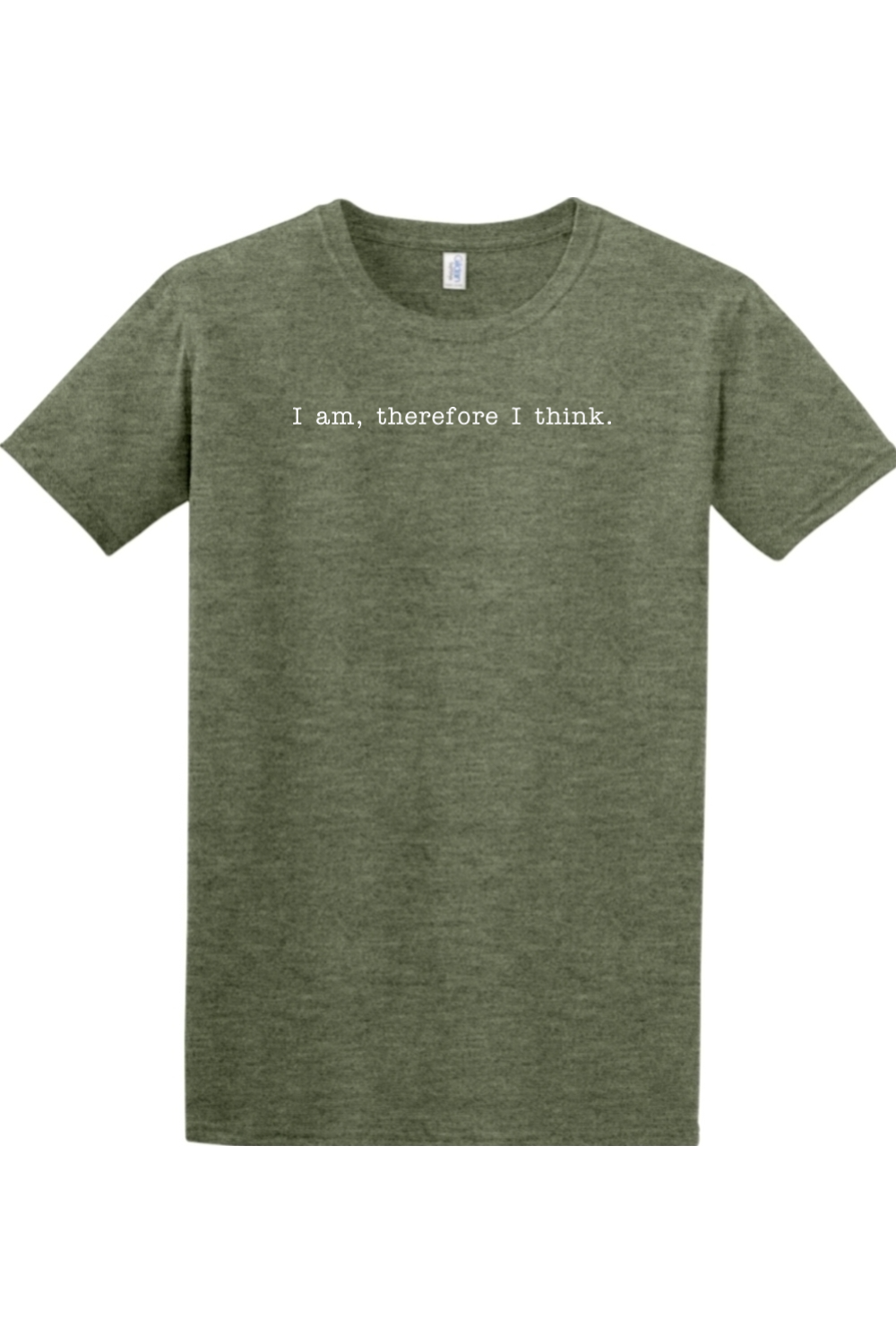 I am, Therefore I Think - Realism Philosophy Adult T-Shirt