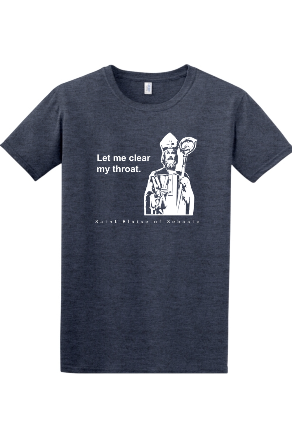 Let Me Clear My Throat - St Blaise of Sebaste Adult T-Shirt