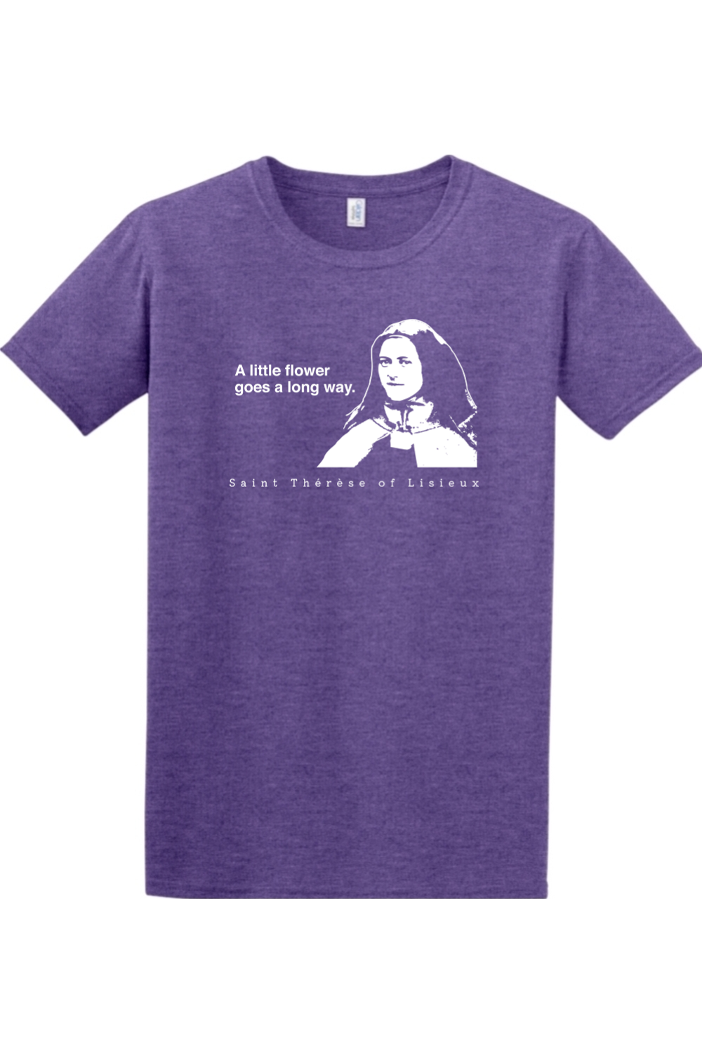 レディースファッション St. Therese of Lisieux T-Shirt Saint Little Flower Catholic St. Therese of Lisieux Youth T-Shirt | Funny Catholic