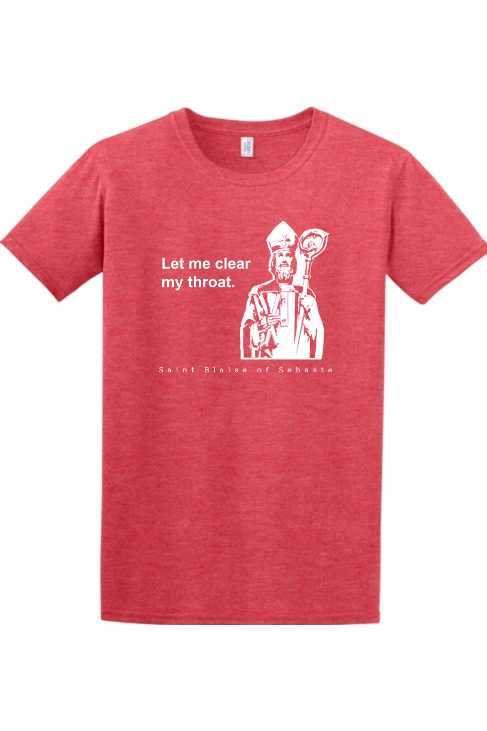 Let Me Clear My Throat - St Blaise of Sebaste Adult T-Shirt