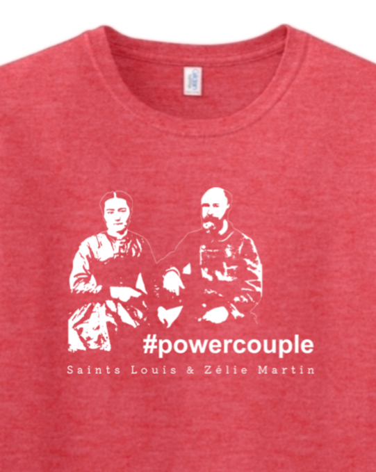 #Powercouple - Sts. Louis & Zelie Adult T-Shirt