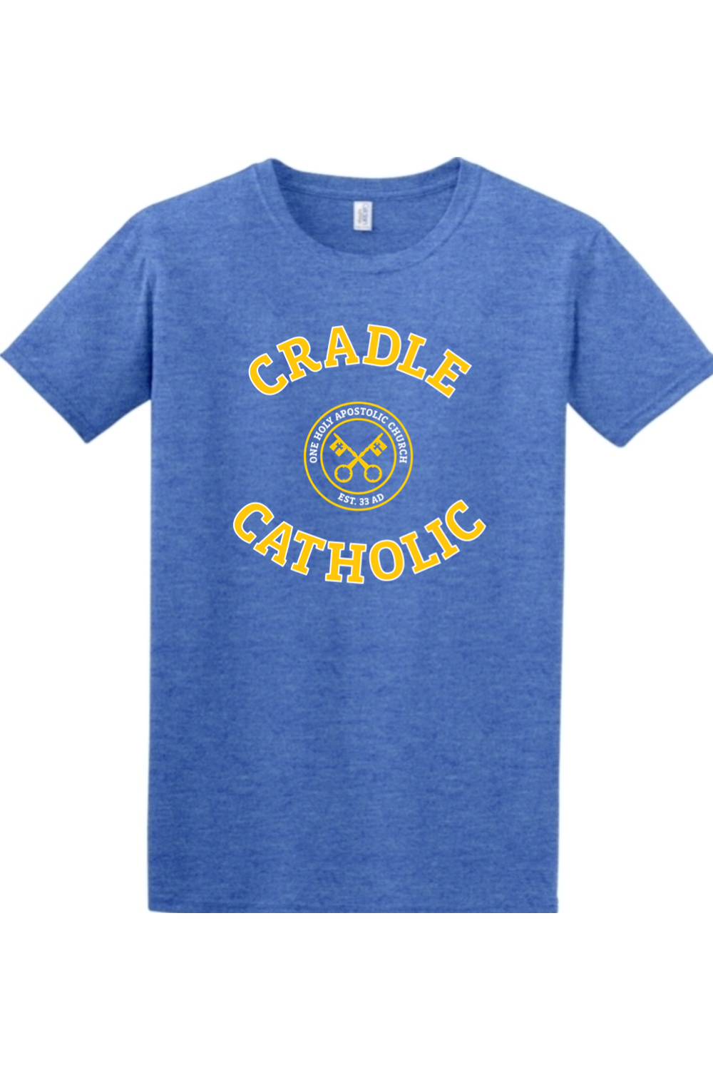 Cradle Catholic Block Adult T-Shirt