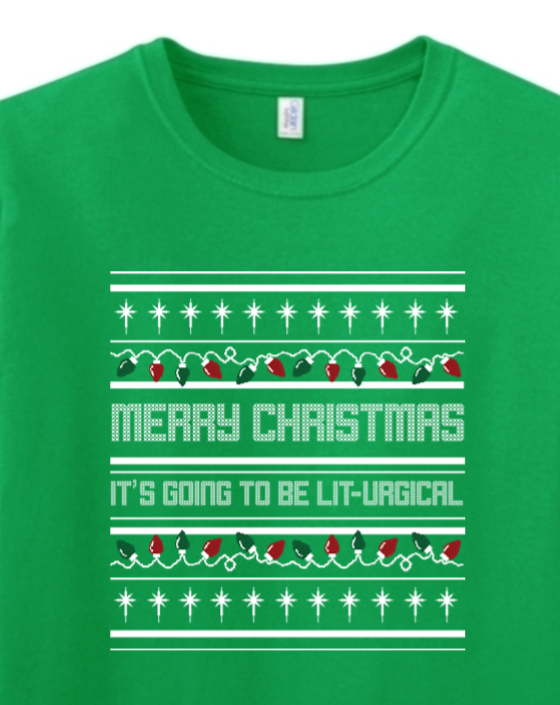 It's Going to be Lit-urgical! - Christmas Adult T-Shirt