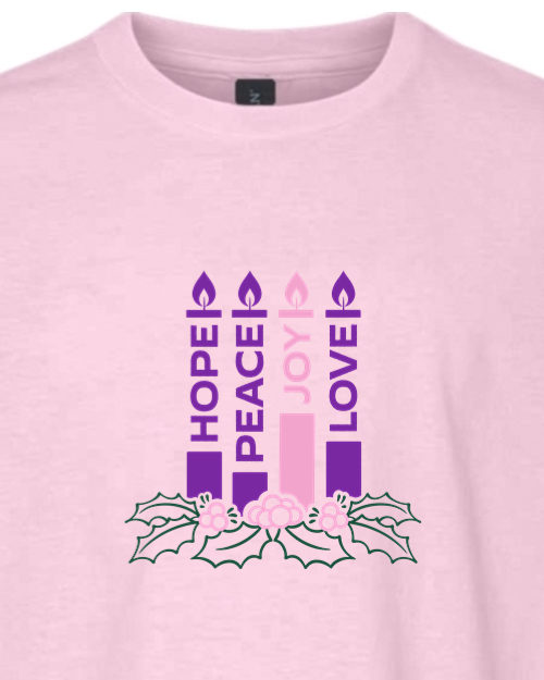 Advent Wreath Youth T-shirt