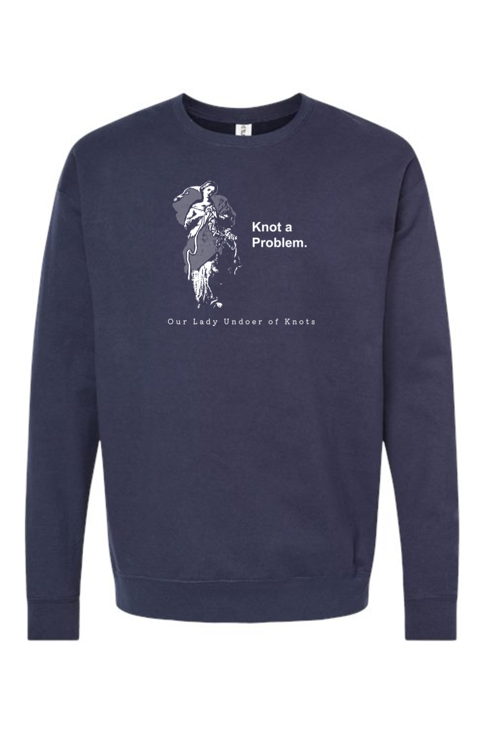 Knot a Problem - Our Lady Undoer of Knots Crewneck Sweatshirt