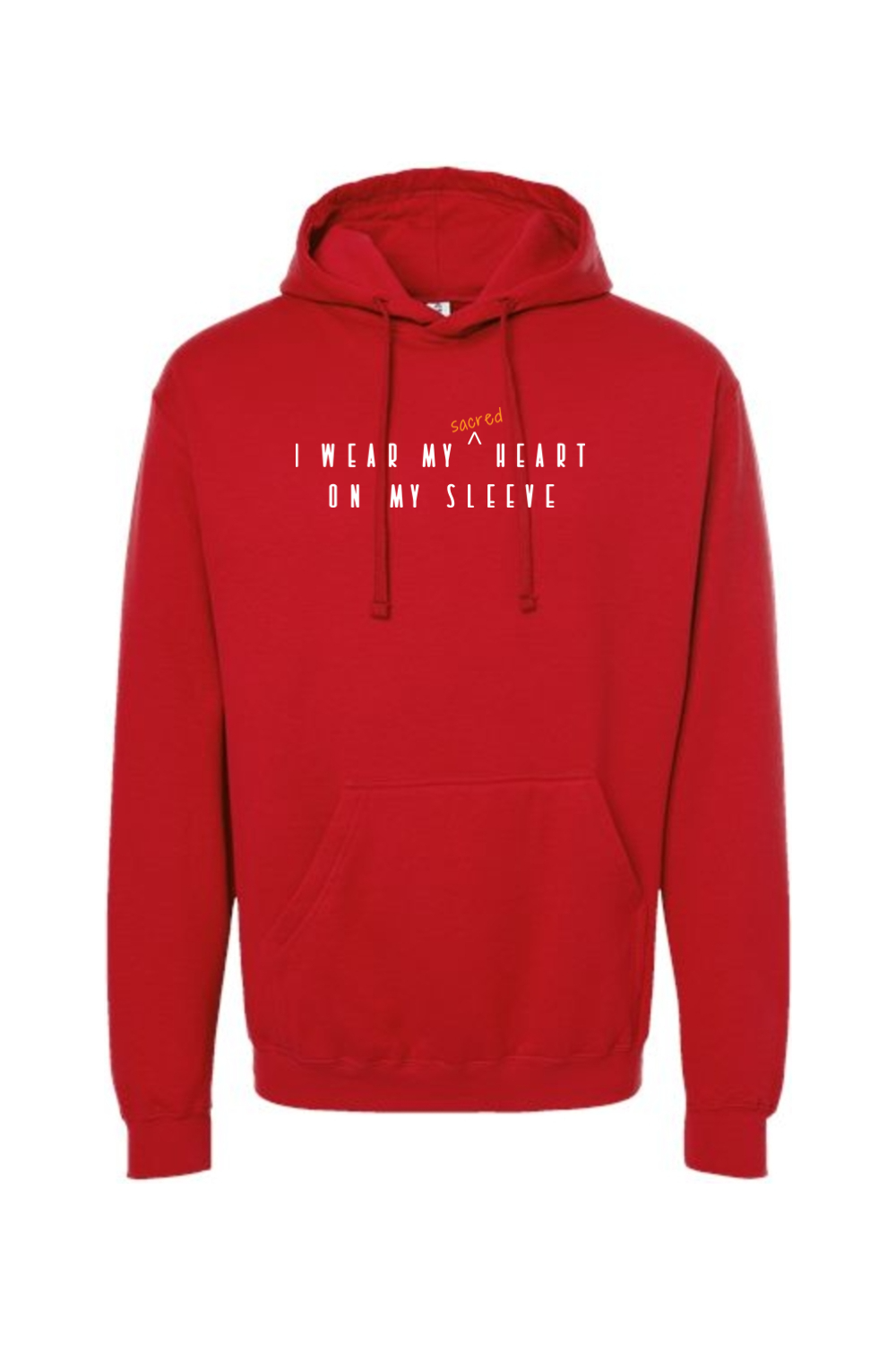 Sacred Heart On My Sleeve - Hoodie Sweatshirt