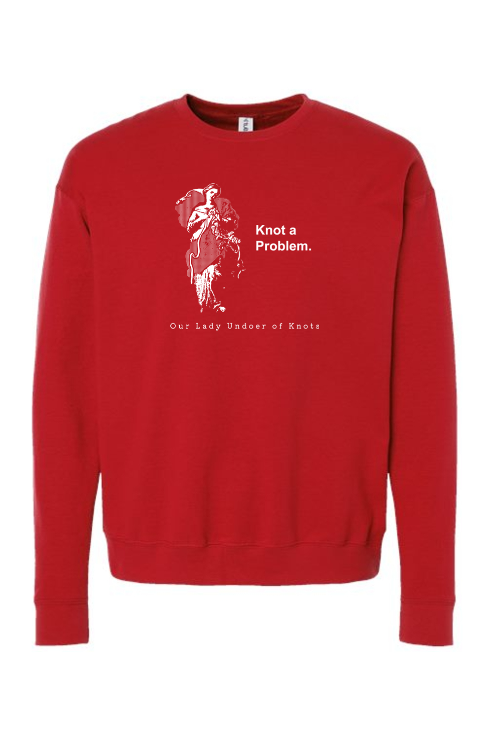 Knot a Problem - Our Lady Undoer of Knots Crewneck Sweatshirt