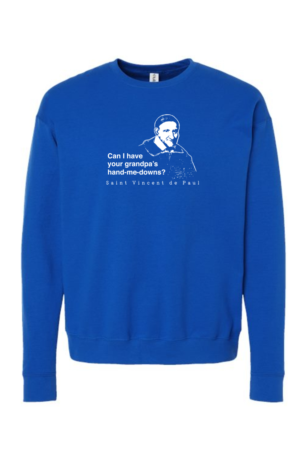 Grandpa's Hand-me-downs - St Vincent de Paul Crewneck Sweatshirt