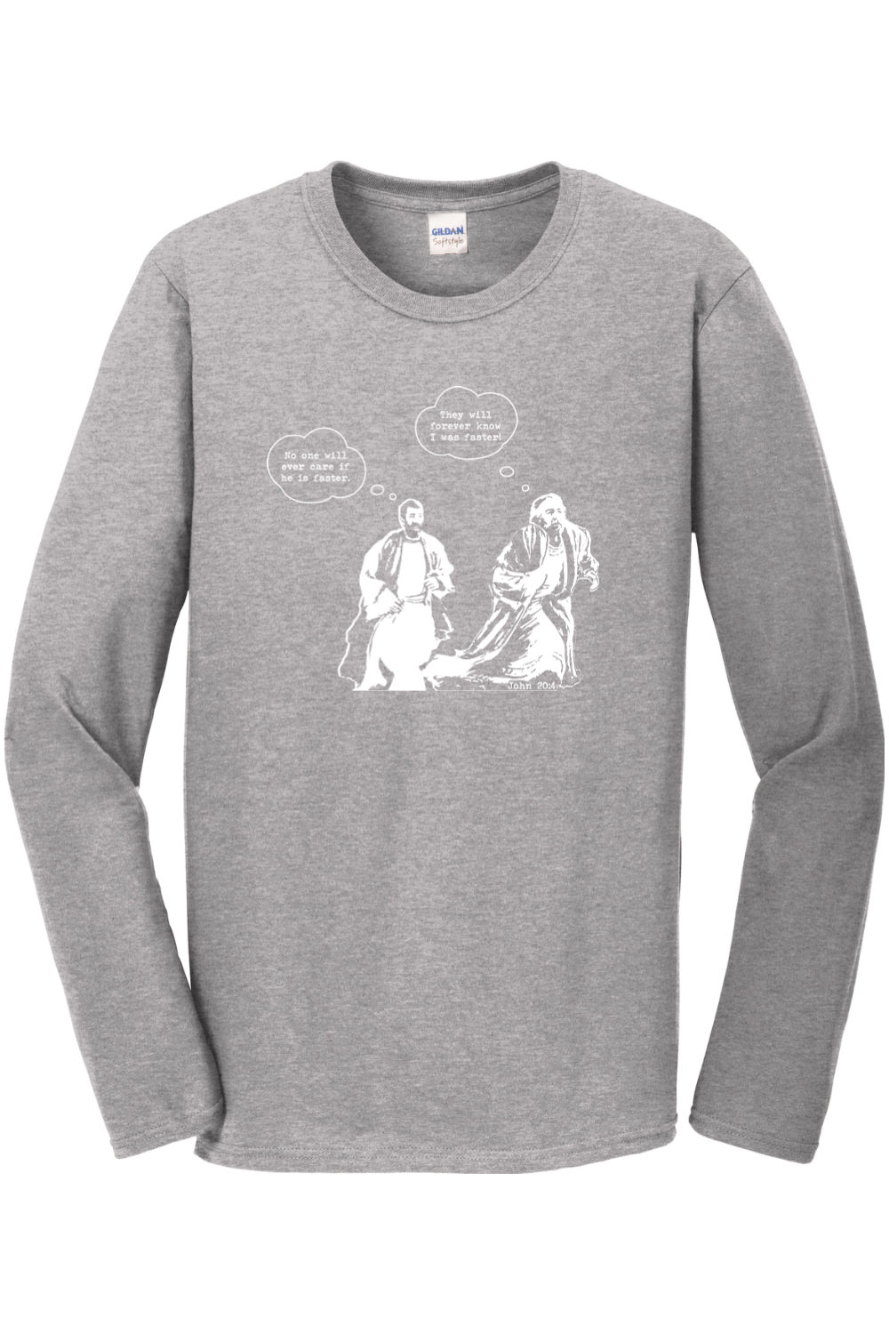 John Runs - John 20:4 Long Sleeve