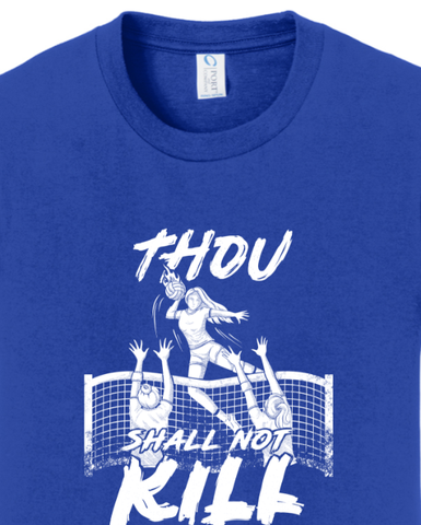 Thou Shall Not Kill - Catholic Volleyball - Youth T-Shirt