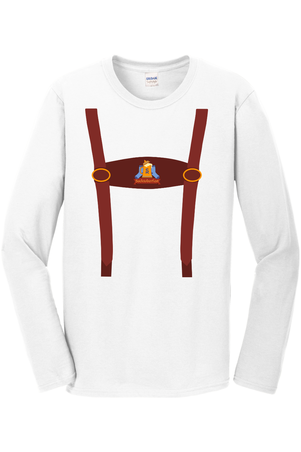 Socktoberfest Lederhosen Long Sleeve