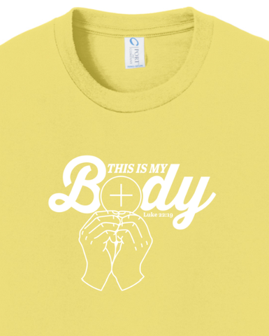 This is My Body Consecration - Luke 2219  - Youth T-Shirt