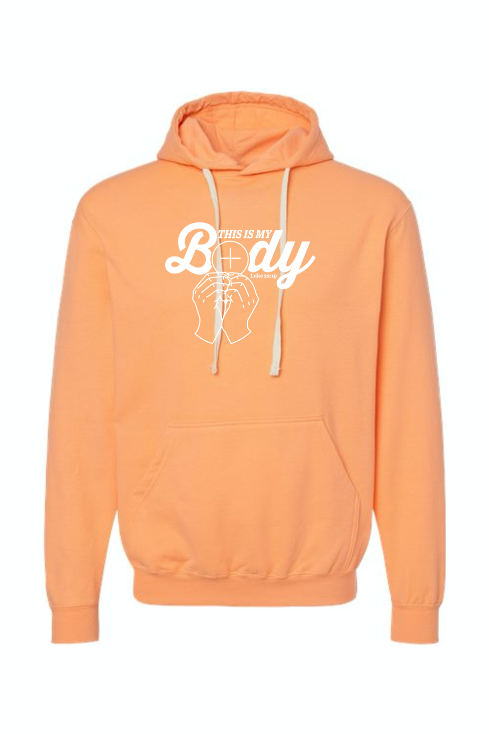 This is My Body, Consecration - Luke 22:19 Hoodie Sweatshirt