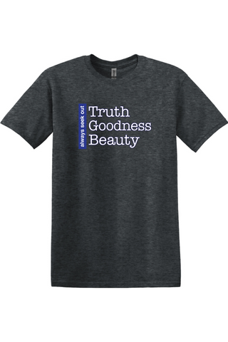 Truth Goodness Beauty - Transcendentals Adult T-Shirt