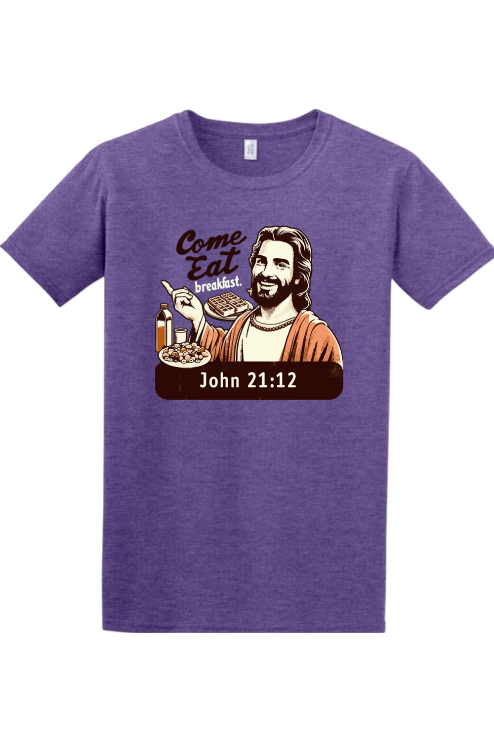 Come Eat Breakfast - John 21:12 Adult T-shirt