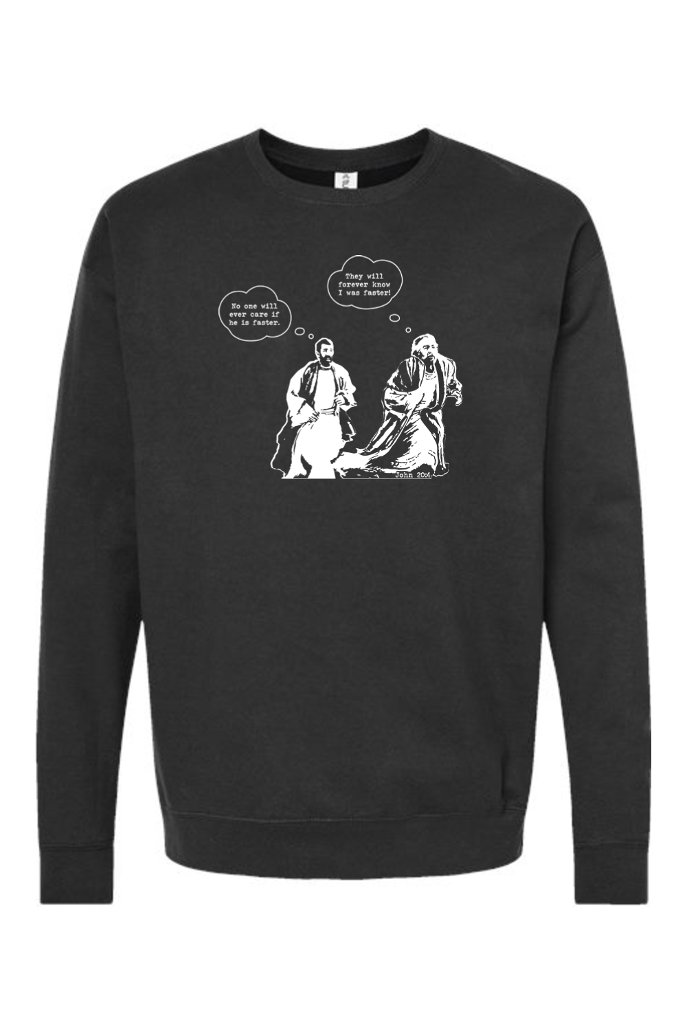 John Runs John 20:4 - Crewneck Sweatshirt