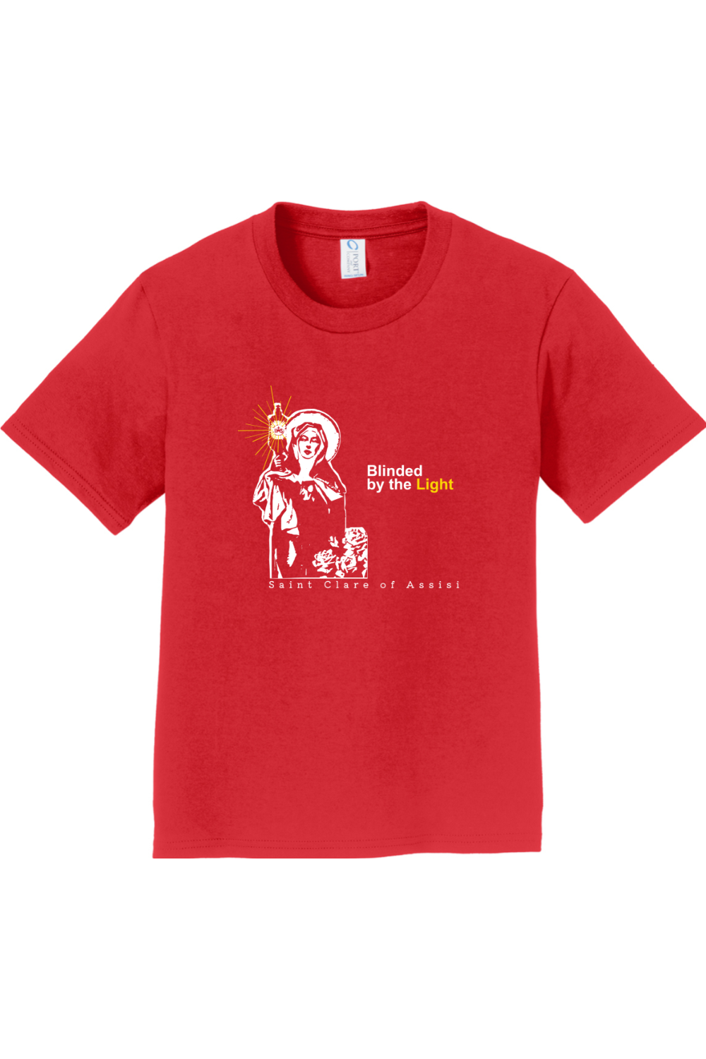 Blinded By The Light - St. Clare of Assisi - Youth T-Shirt