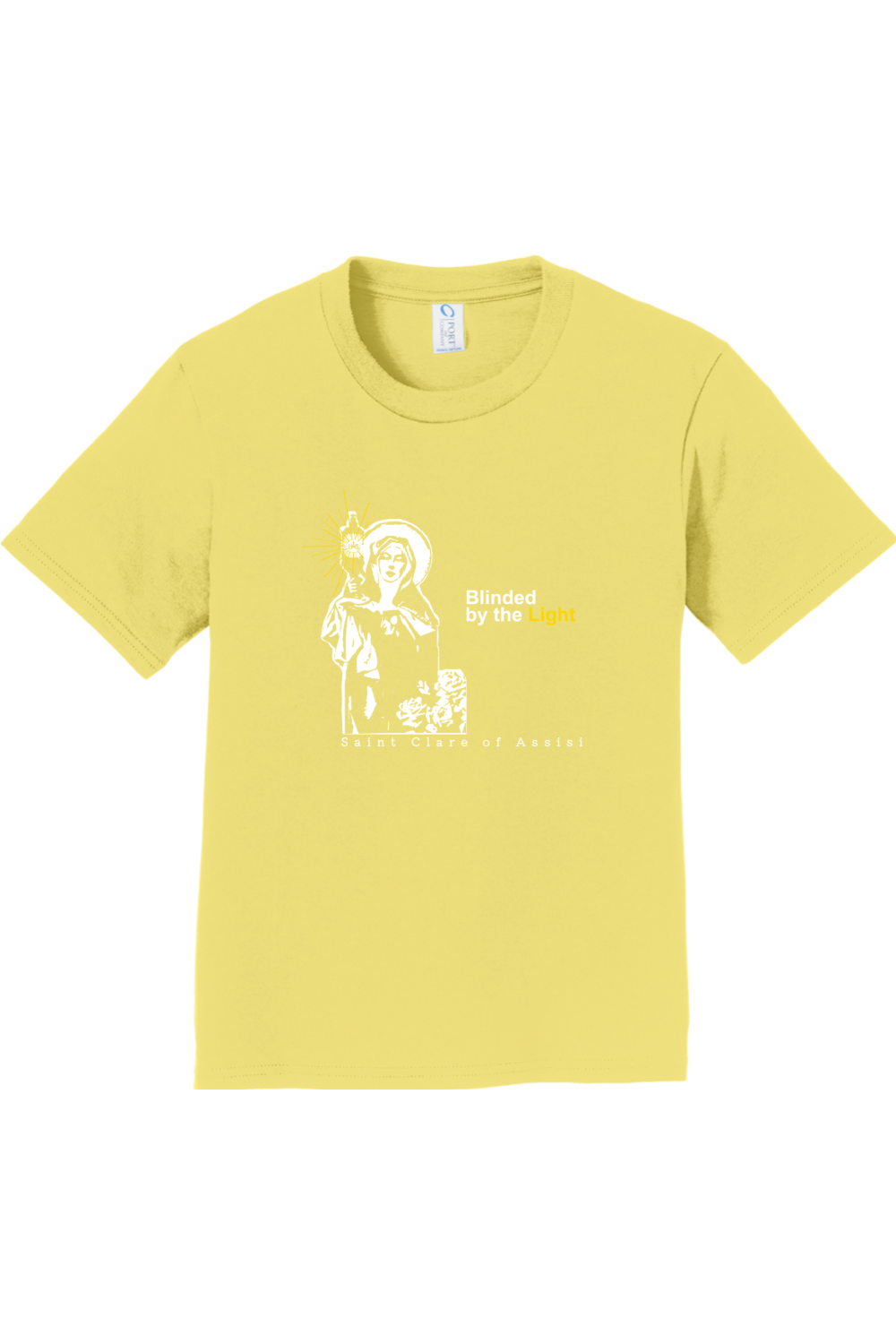 Blinded By The Light - St. Clare of Assisi - Youth T-Shirt