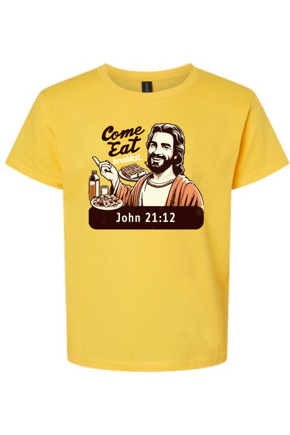 Come Eat Breakfast - John 21:12 Youth T-Shirt