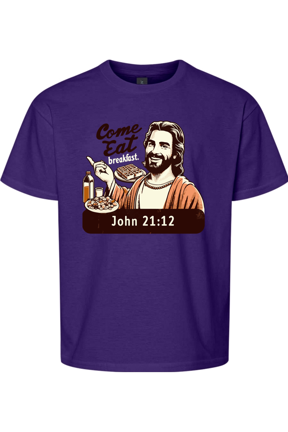 Come Eat Breakfast - John 21:12 Youth T-Shirt