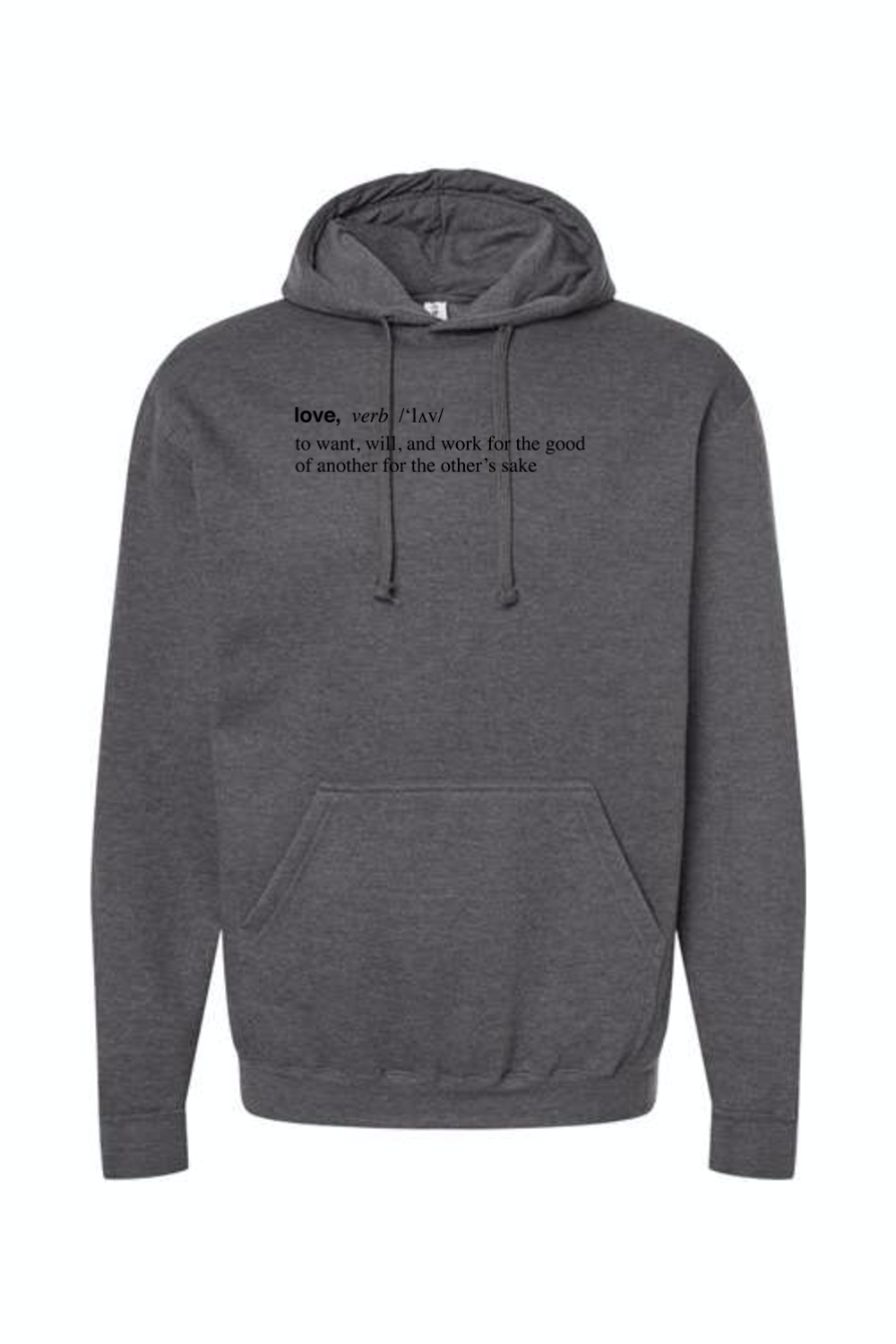 Love is a Verb - Hoodie Sweatshirt