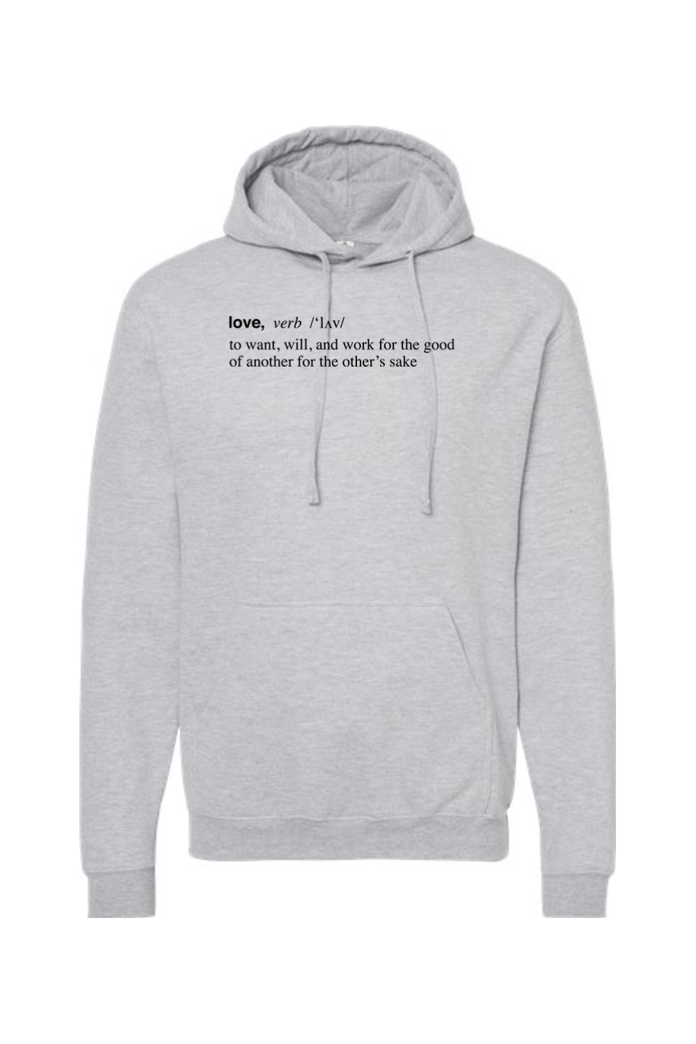 Love is a Verb - Hoodie Sweatshirt