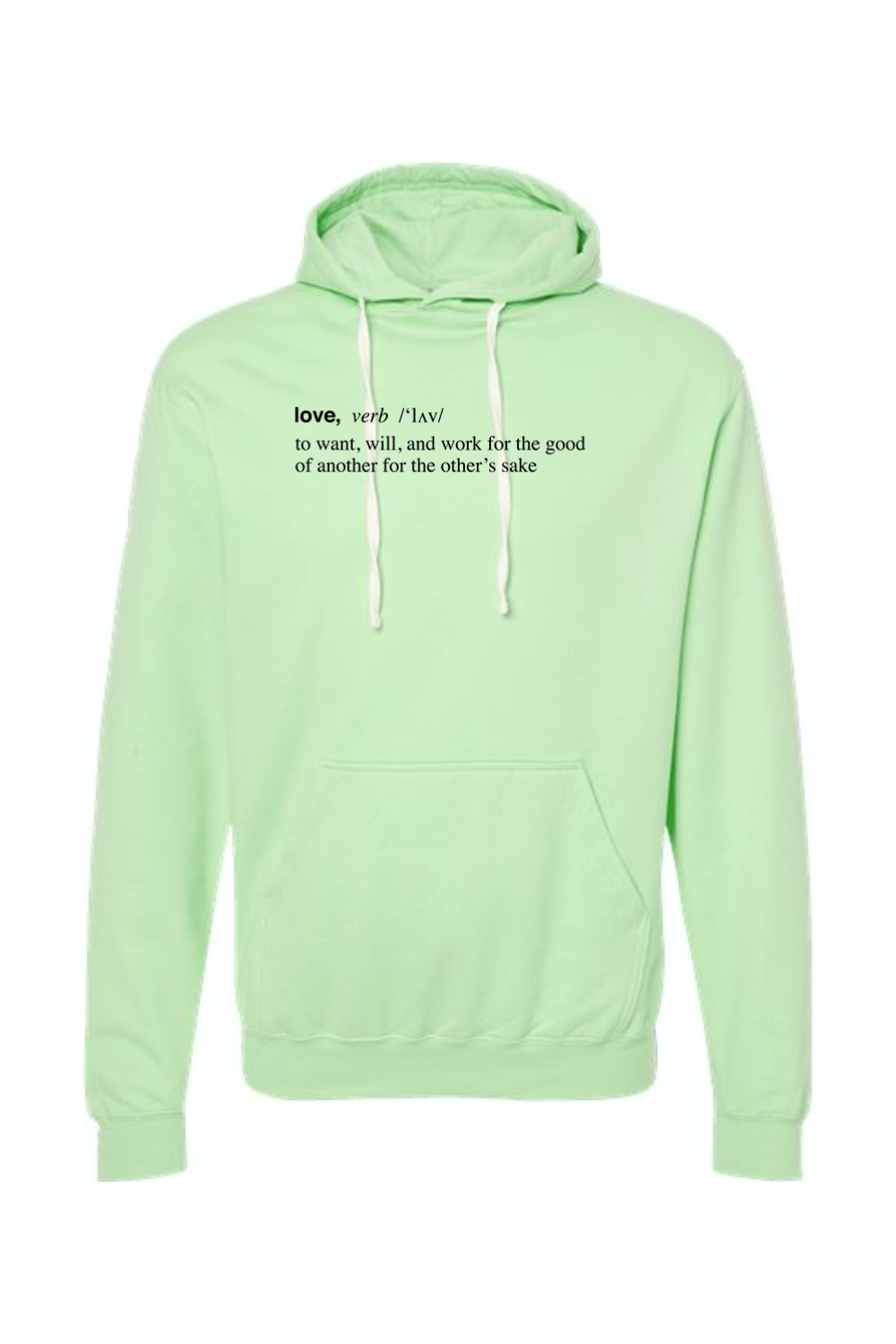 Love is a Verb - Hoodie Sweatshirt