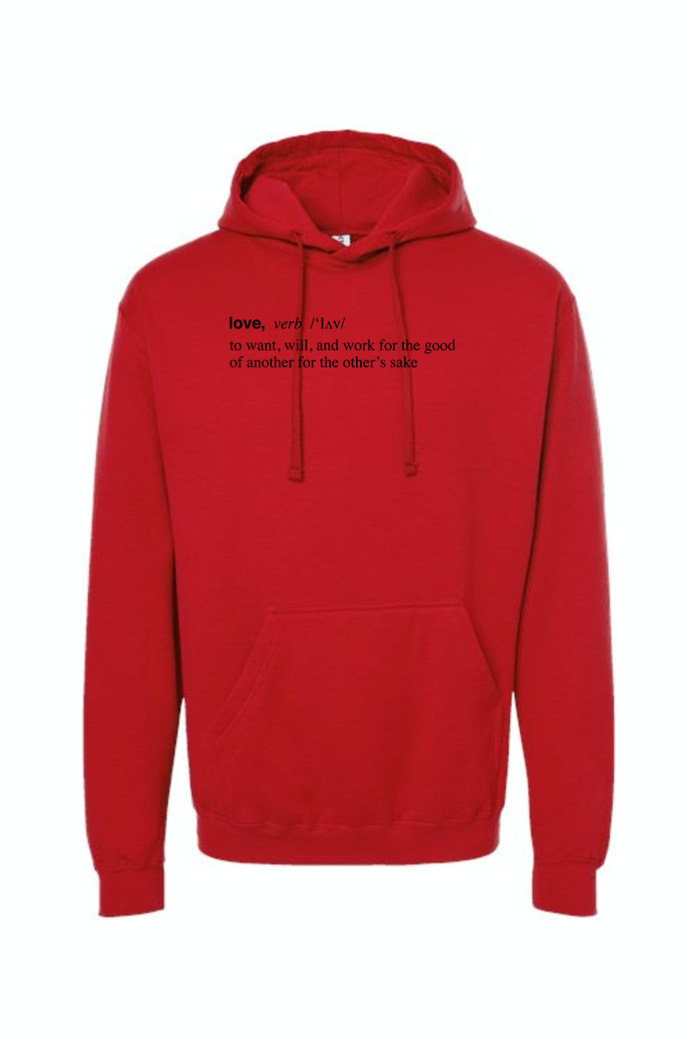 Love is a Verb - Hoodie Sweatshirt