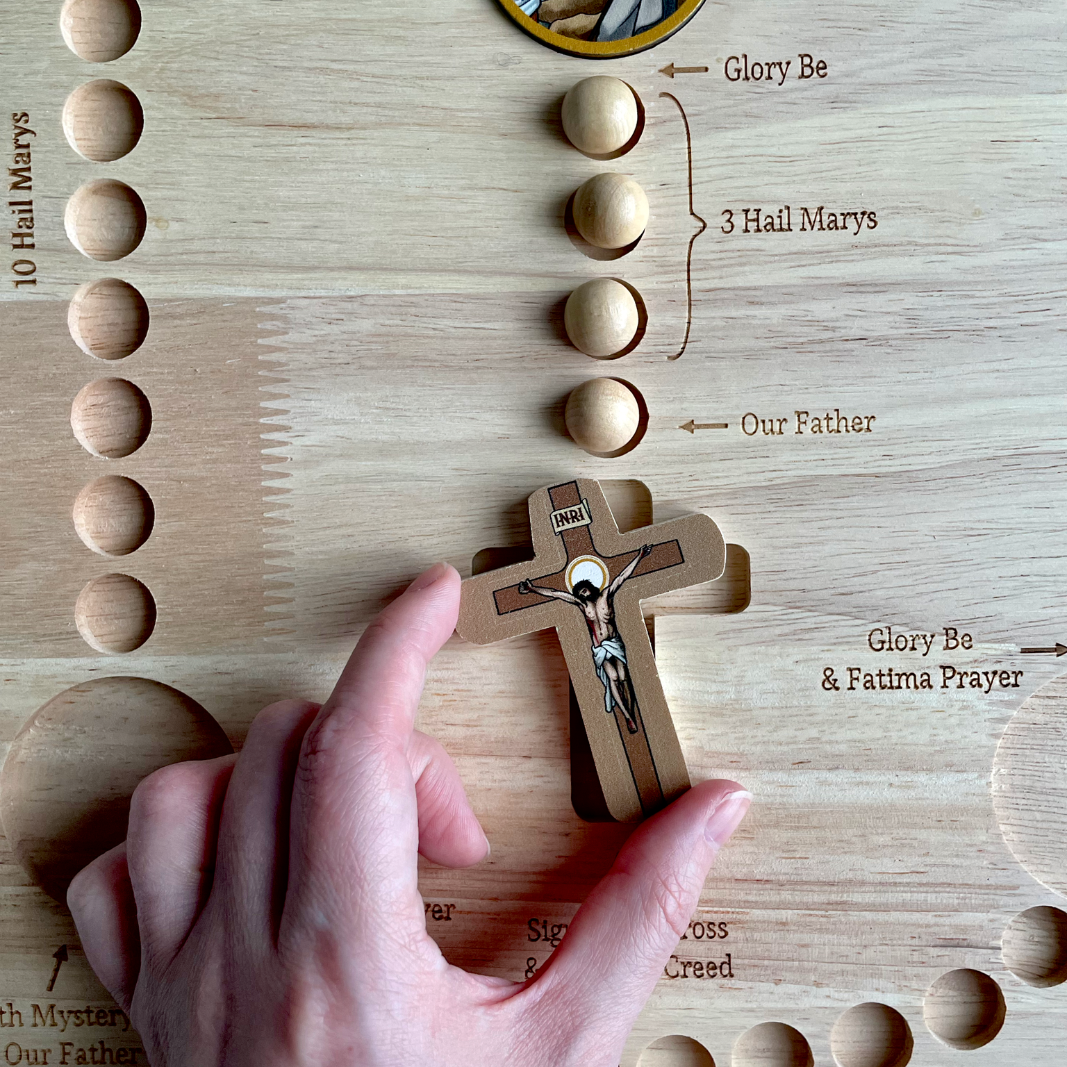 Wooden Rosary Board™