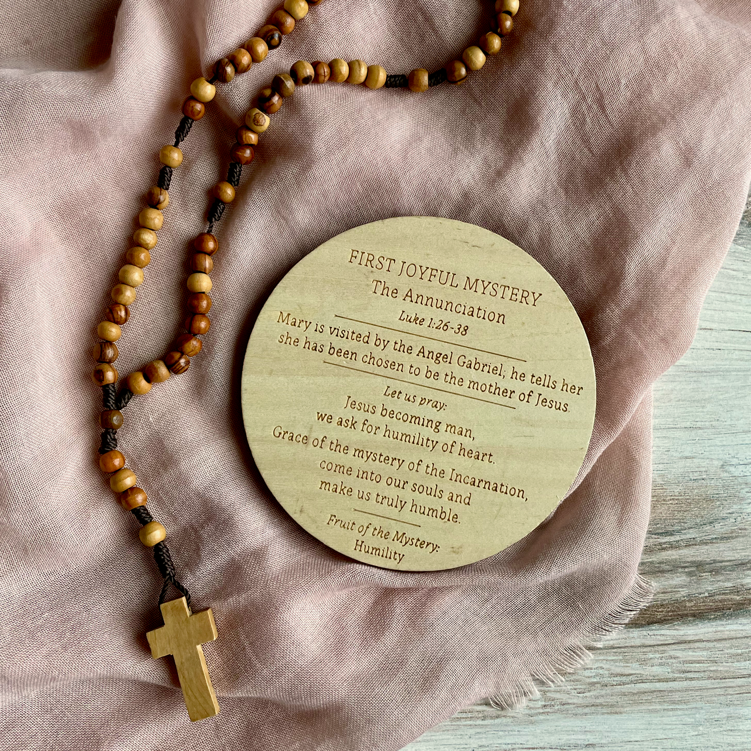 Mysteries of the Rosary Reflection Disc Set