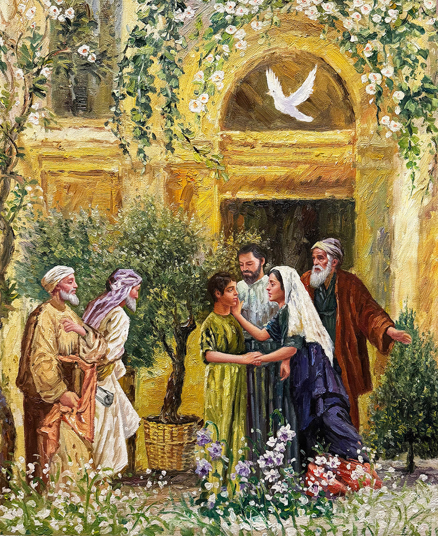 Joyful Mysteries of the Rosary Art Prints "The Finding in the Temple"