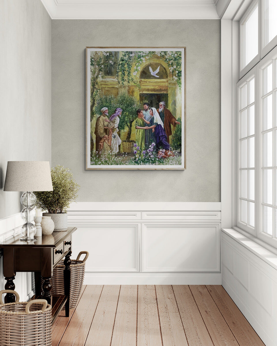 Joyful Mysteries of the Rosary Art Prints "The Finding in the Temple"