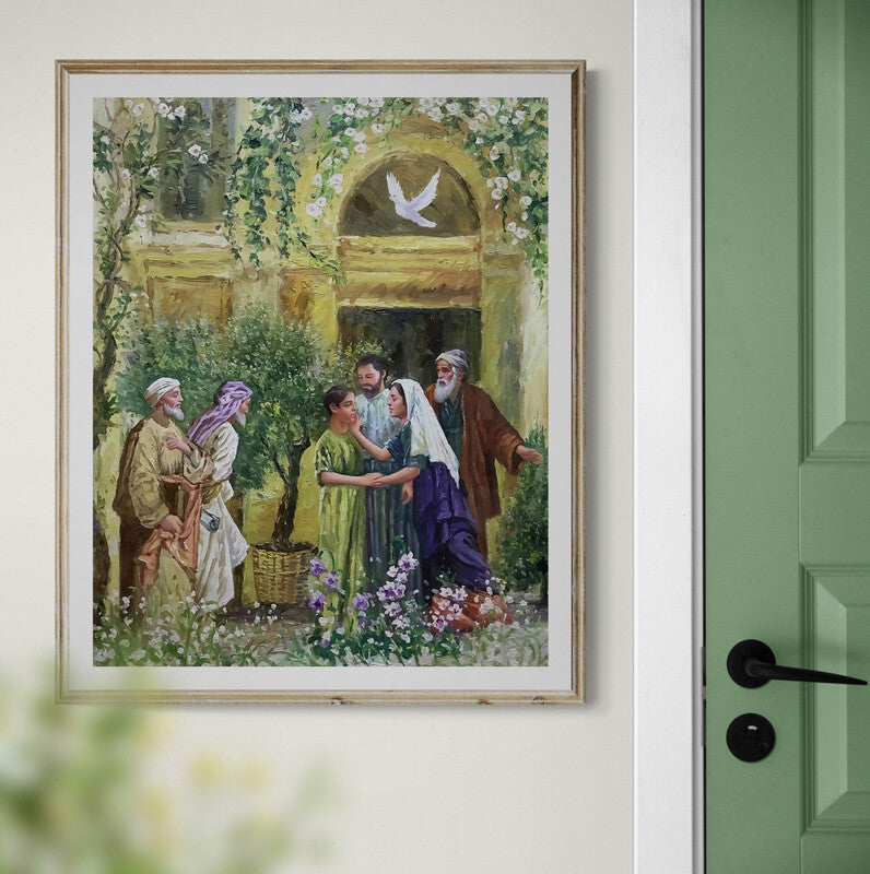 Joyful Mysteries of the Rosary Art Prints "The Finding in the Temple"