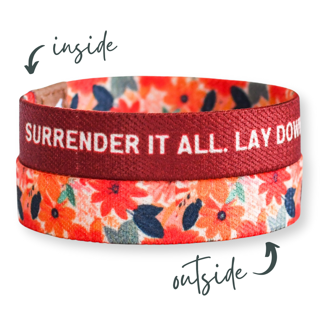 Floral Surrender It All Womens Truthband