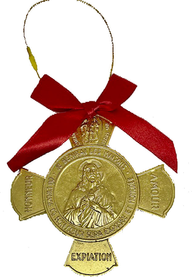 French Sacred Heart Ornament