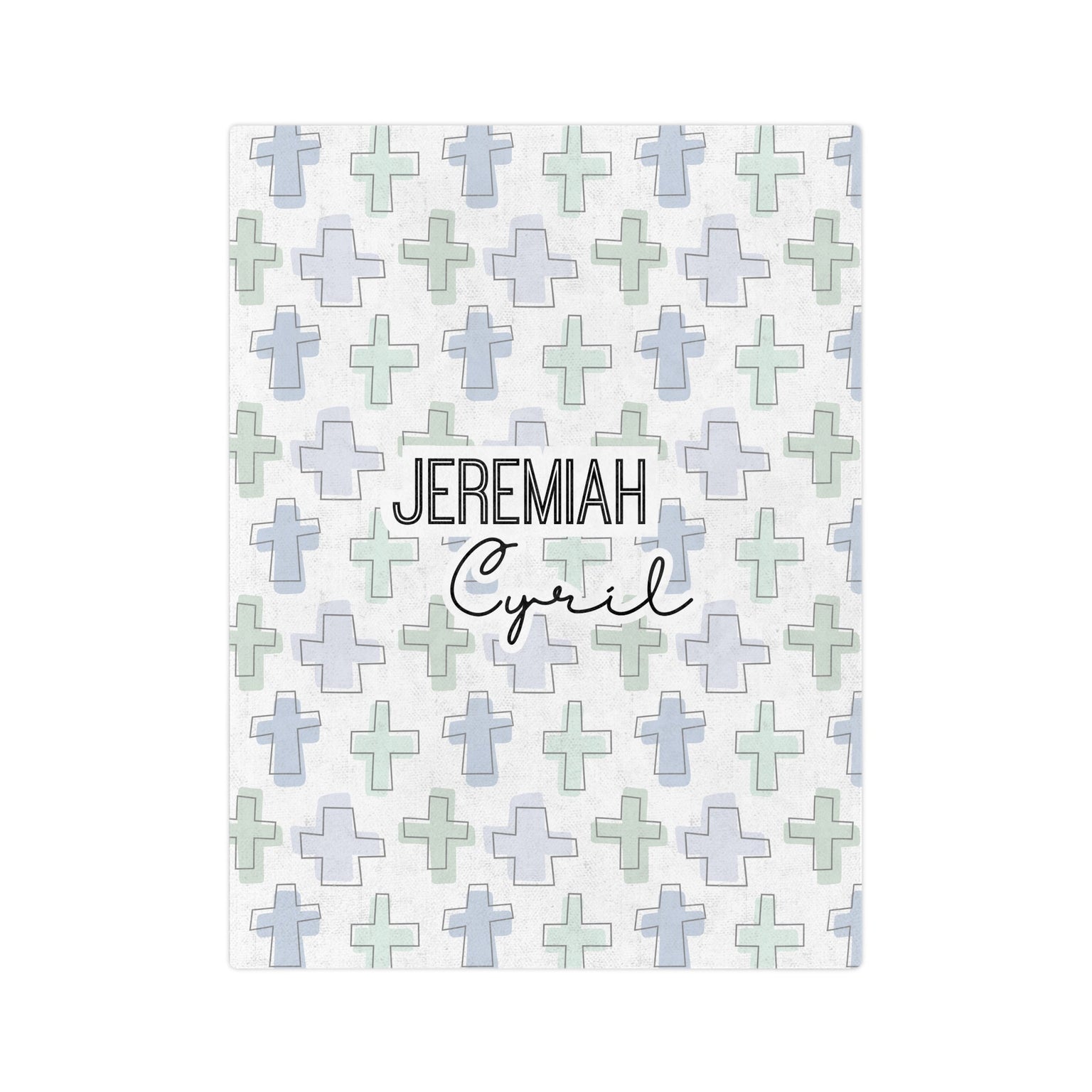 Personalized Rooted in Faith Minky Blanket