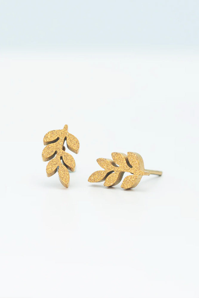 Fair-Trade Gold Grafted-In Earrings