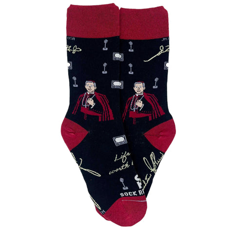 Archbishop Fulton Sheen Adult Socks