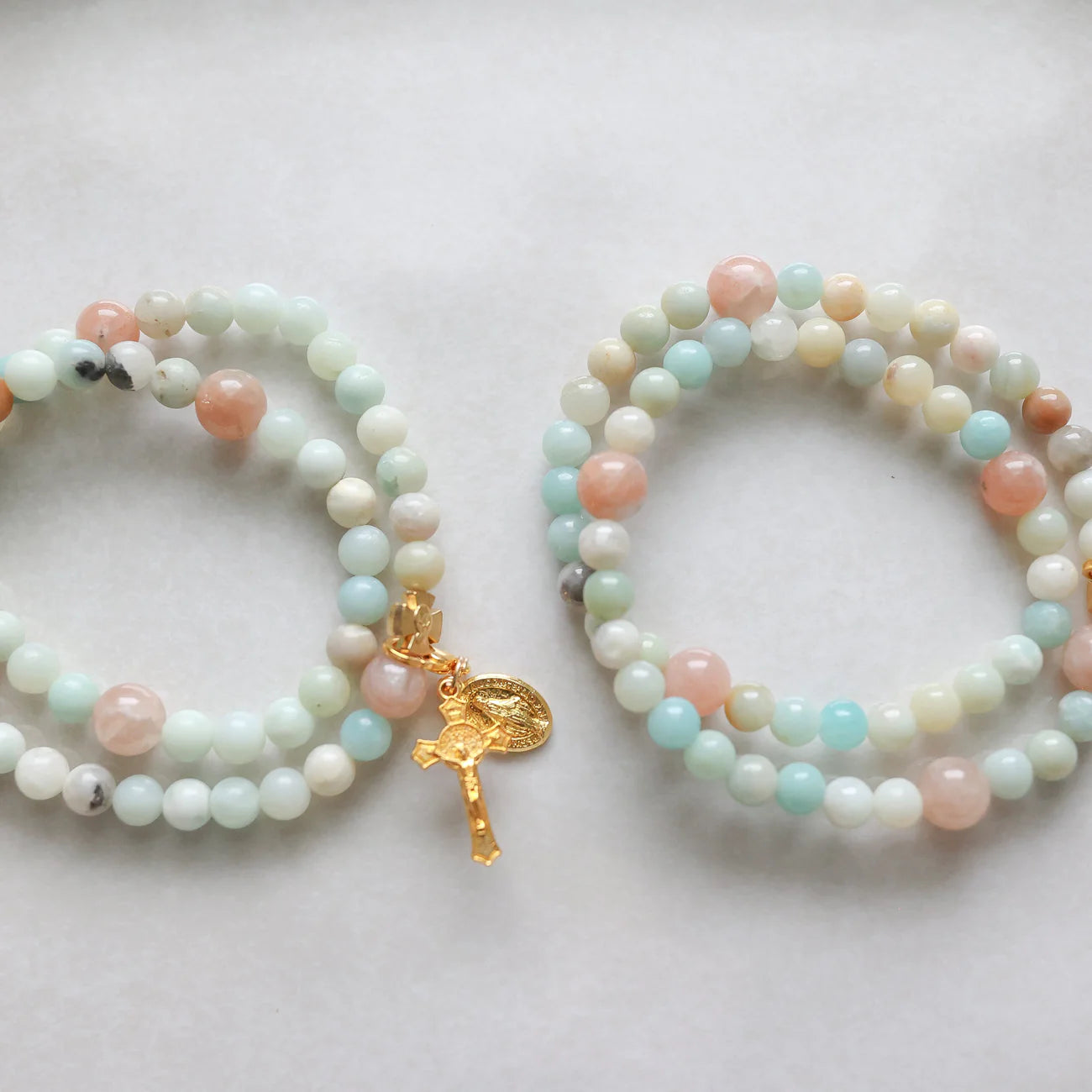 Gianna | Stretch & Wrap Rosary Bracelet | Small, Medium & Large