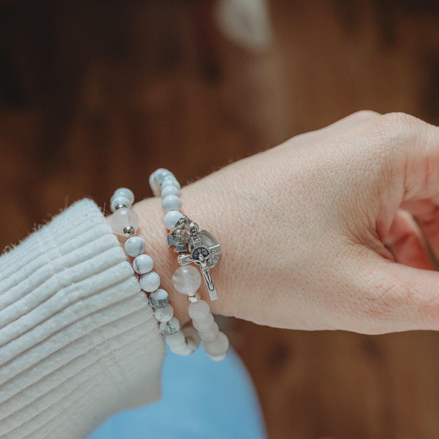 Glory | Stretch & Wrap Rosary Bracelet