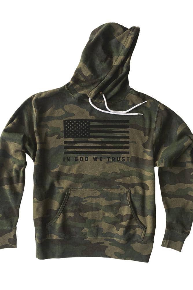 In God We Trust Camo Hoodie