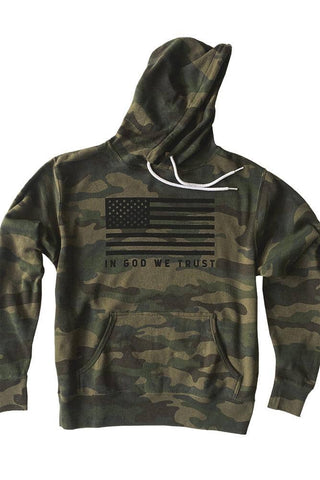 In God We Trust Camo Hoodie