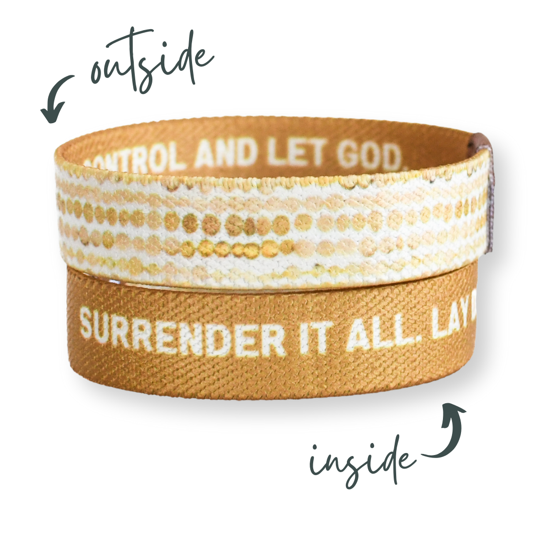 Gold Surrender It All Womens Truthband