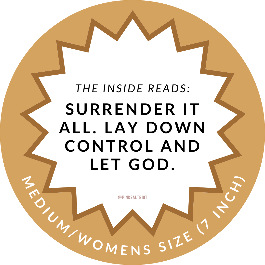 Gold Surrender It All Womens Truthband