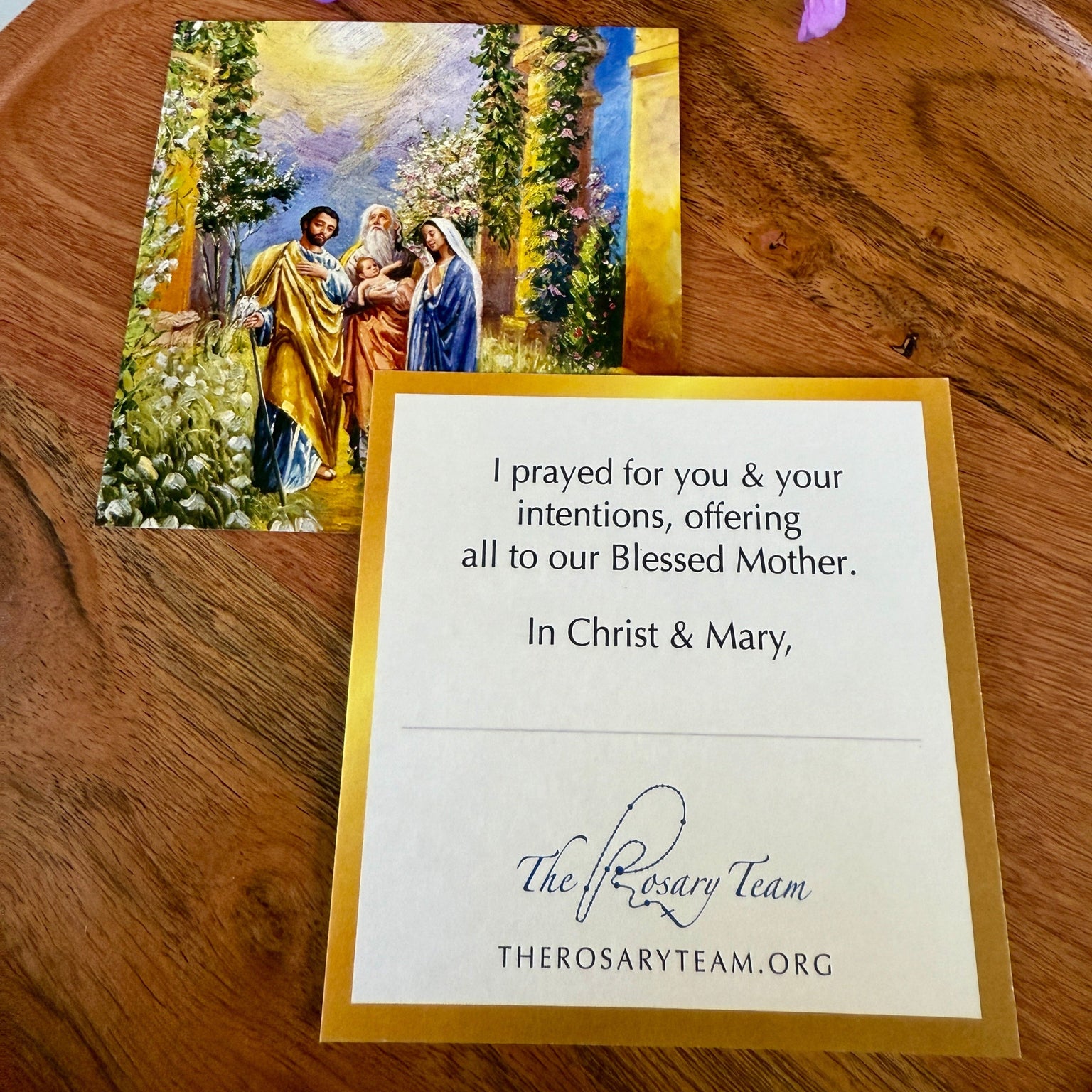 'I Prayed for You' Card (The Presentation)